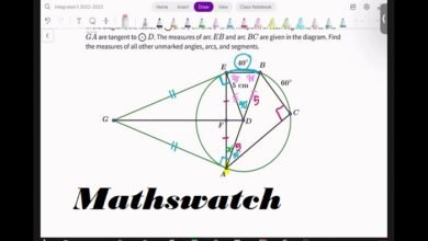 mathswatch circle theorems answers